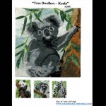 Tree Dweller Koala Digital Quilt Pattern
